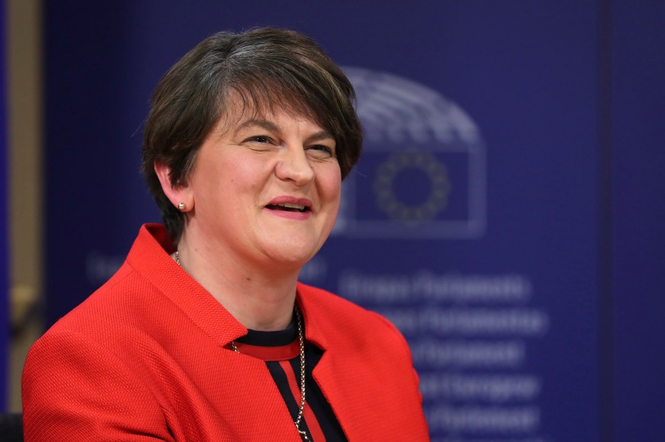  Arlene Foster visited Brussels today for talks with EU bosses