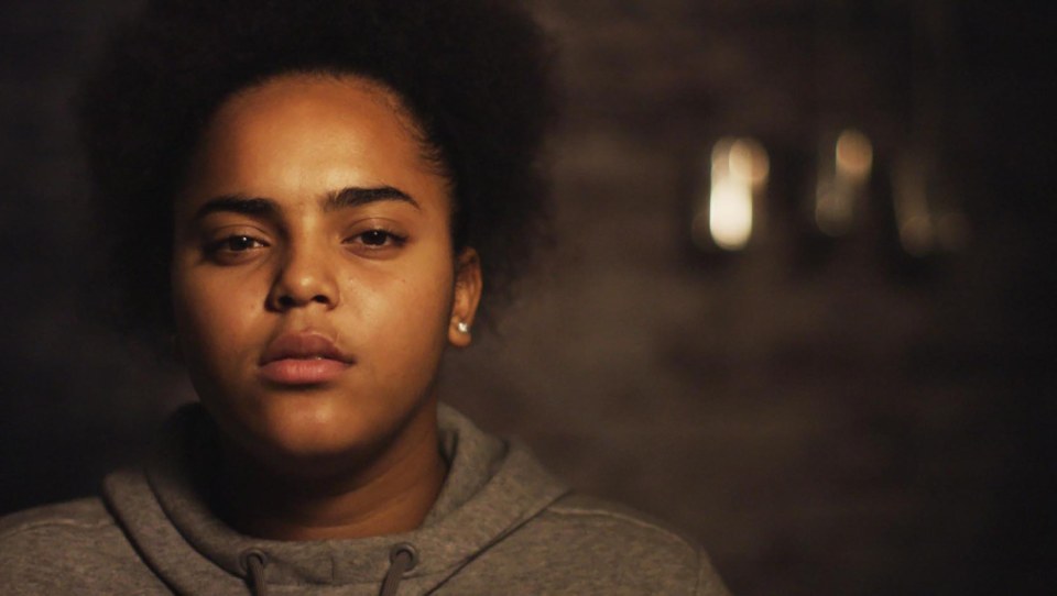 Whitney, 15, isn't impressed with the jail's food