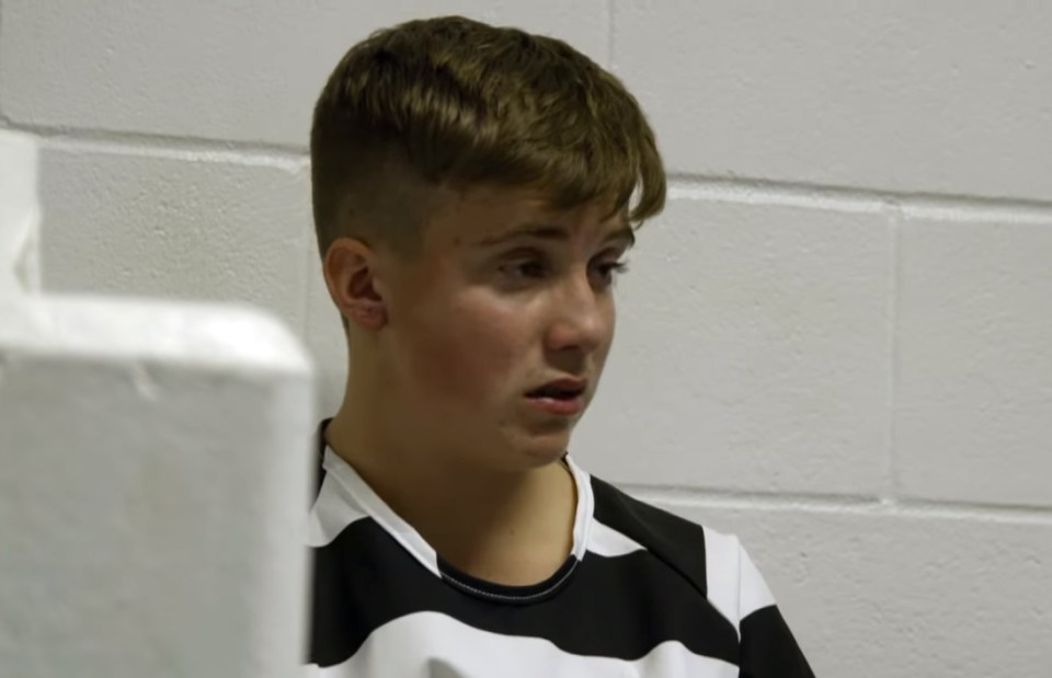 Hugh breaks down in tears soon after arriving at the tough Florida jail