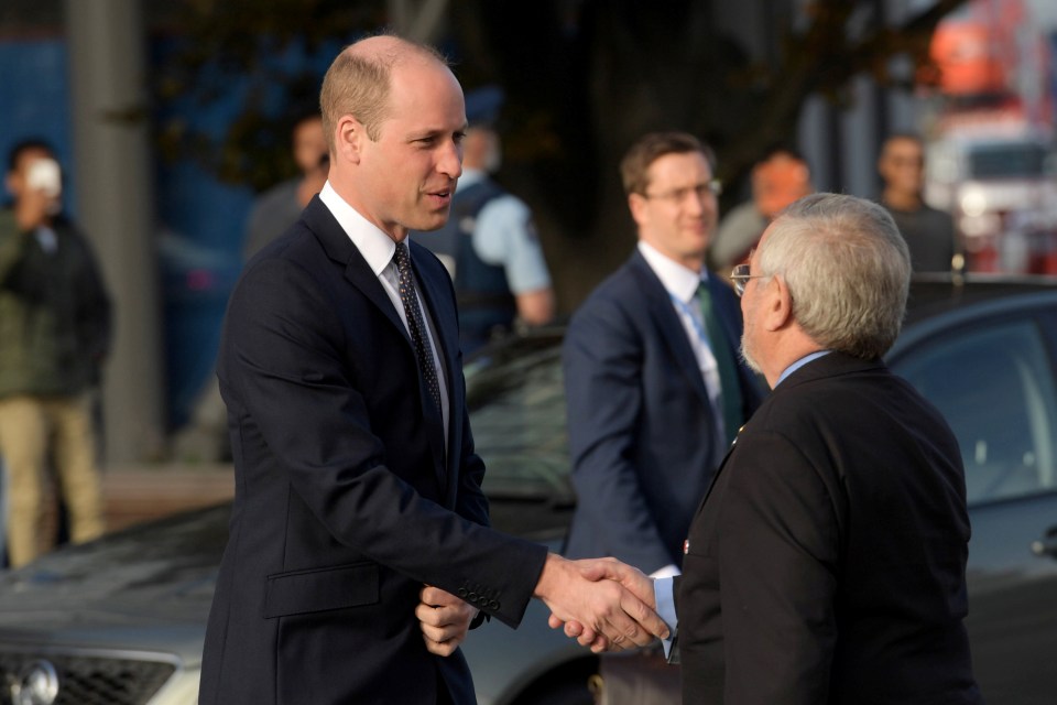  Prince William later travelled to Christchurch Hospital, where he met with doctors who treated victims of the attack
