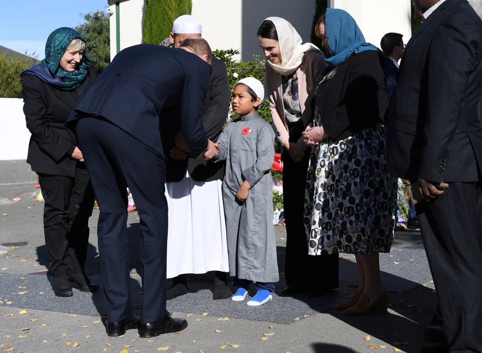  The Duke met with survivors and relatives of victims killed in the tragedy