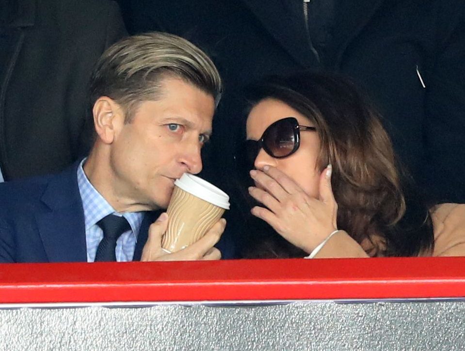  The couple were pictured together at the football on Saturday