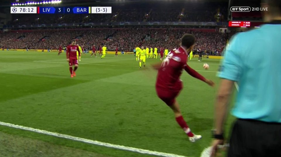 Trent Alexander-Arnold caught Barcelona out with a match-clinching corner tucked in by Divock Origi that fans hailed as genius 
