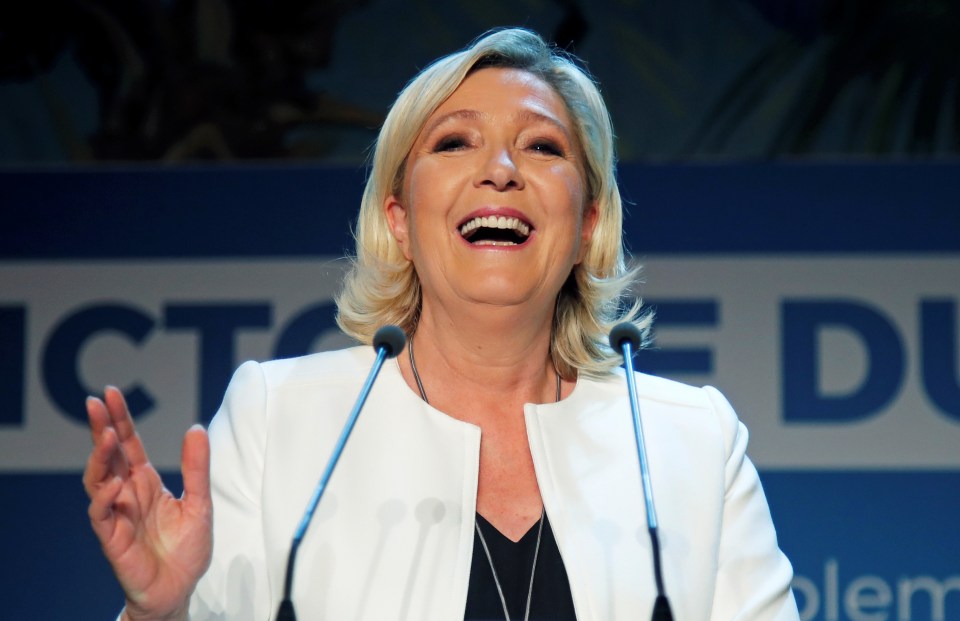  Marine Le Pen's National Rally beat Macron's En Marche in the EU elections