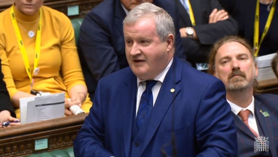  Ian Blackford sparked fury with the inflammatory claim