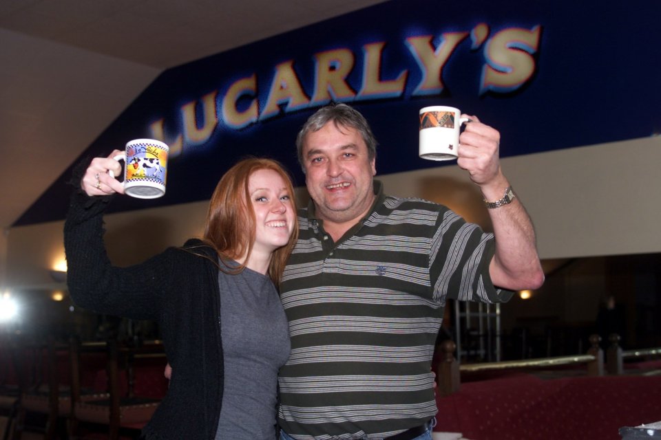  Roy with then girlfriend Meaka Edwards ahead of the opening of his club in Cleethorpes in 2001