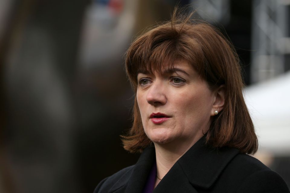Ex-Education Secretary Nicky Morgan is also leading up the One Nation group