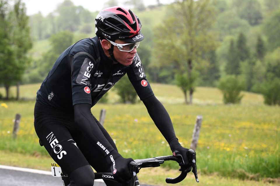  Froome had been eighth on general classification going into stage four of the Criterium du Dauphine