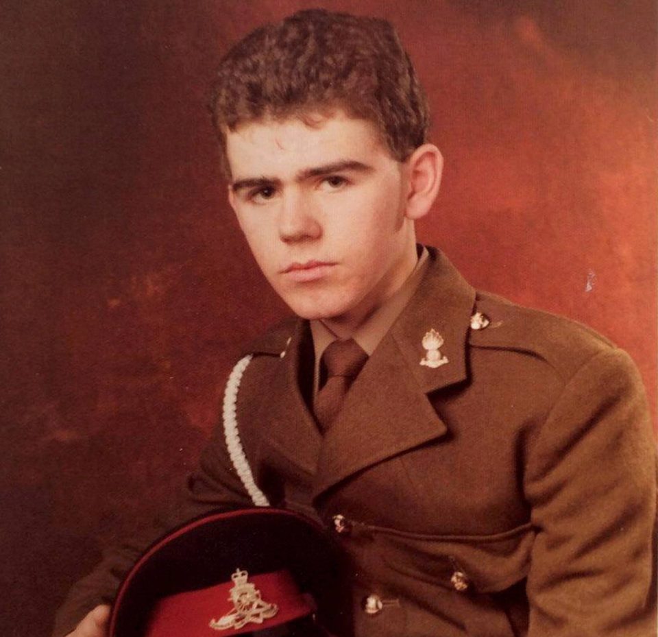 Tony after completing the Junior Leaders Training at the age of 16
