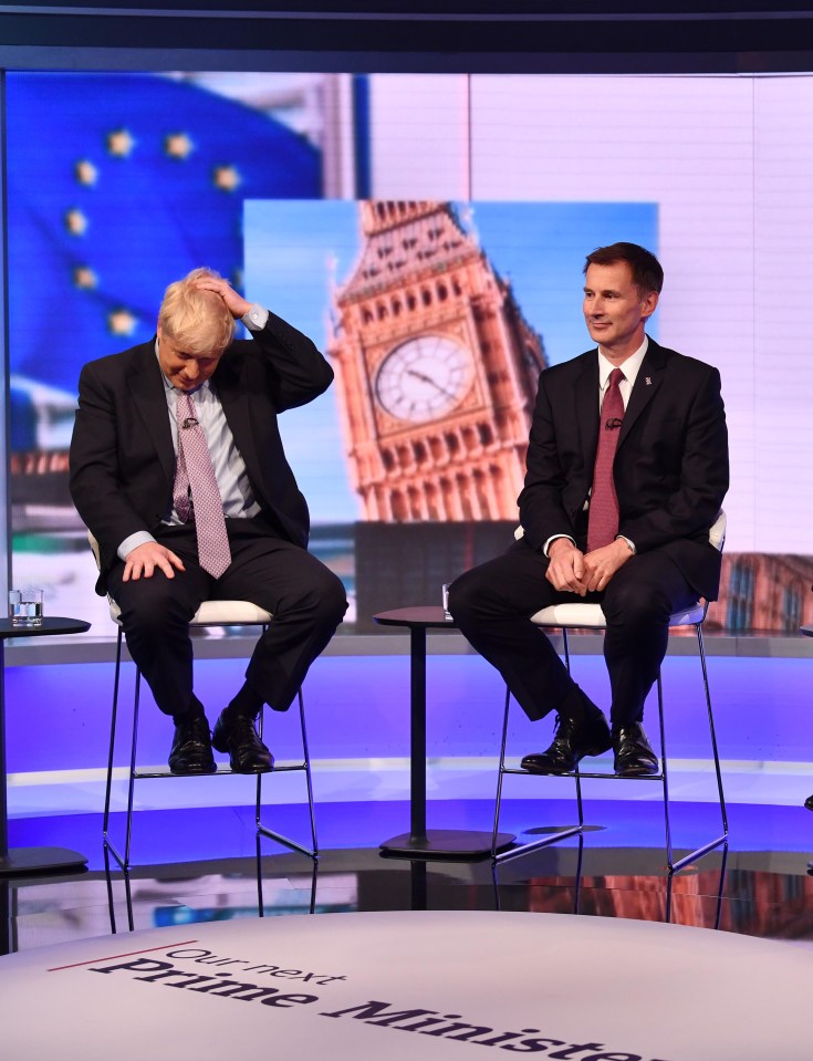  Jeremy Hunt has accused Boris Johnson of being a 'bottler' after not appearing in many public debates
