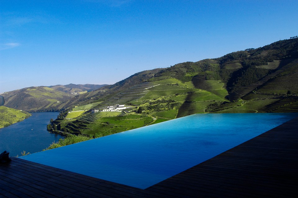 Quinta do Crasto's pool with a view