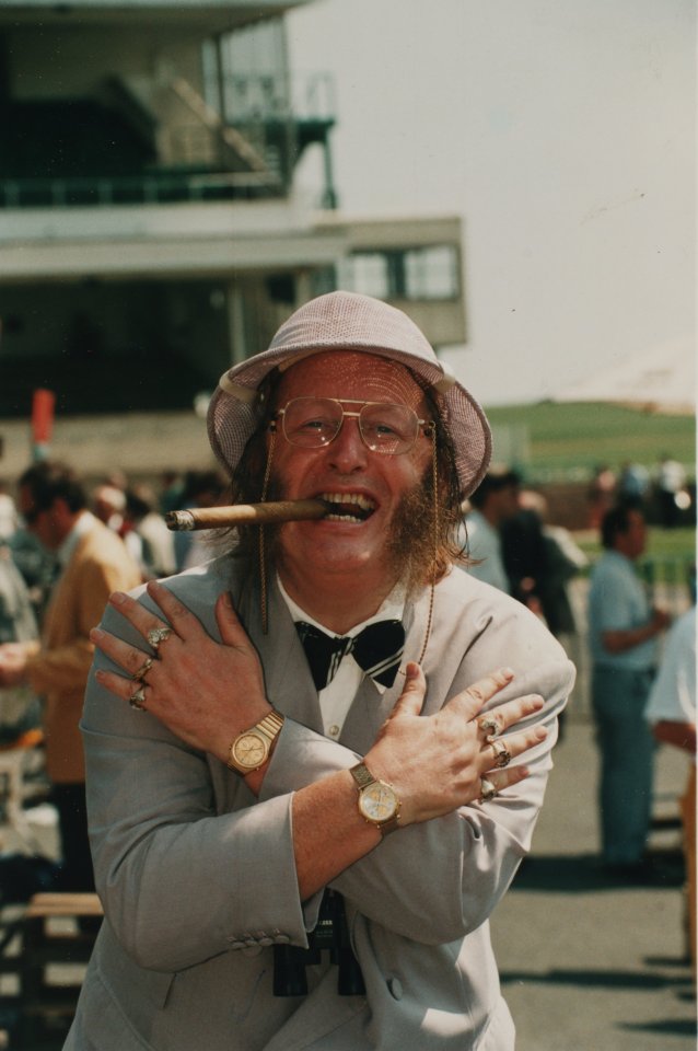  McCririck was known for his eccentric style