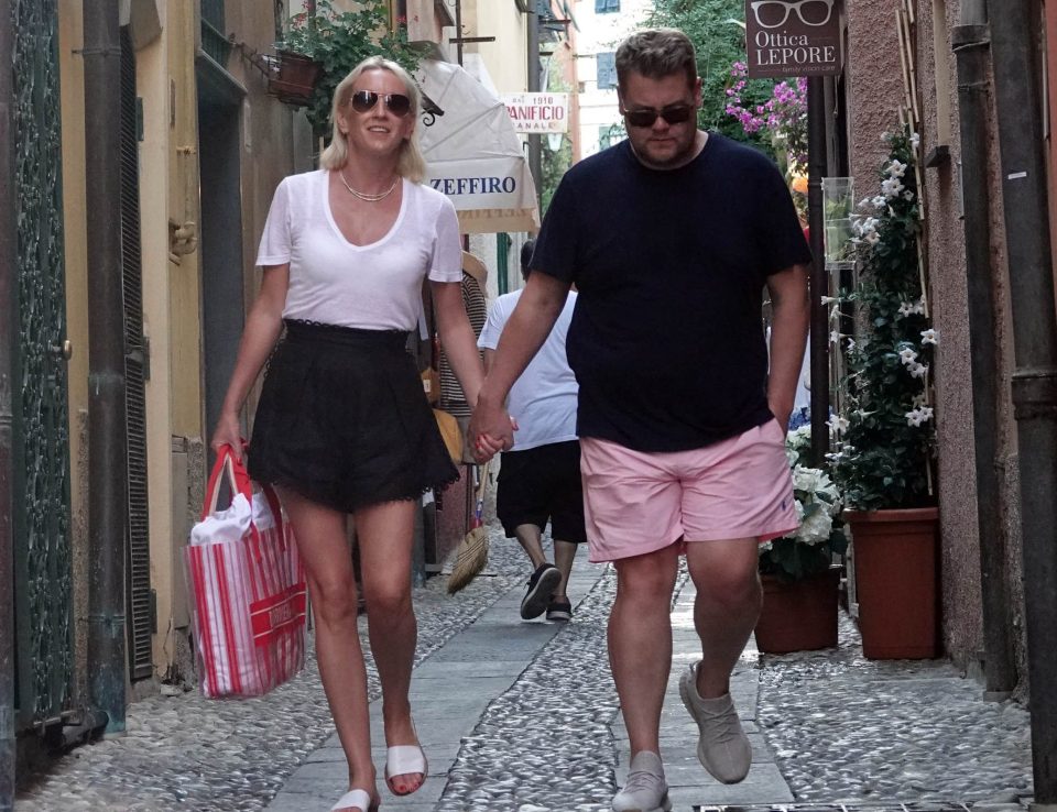  James now lives in Los Angeles with wife Julia Carey