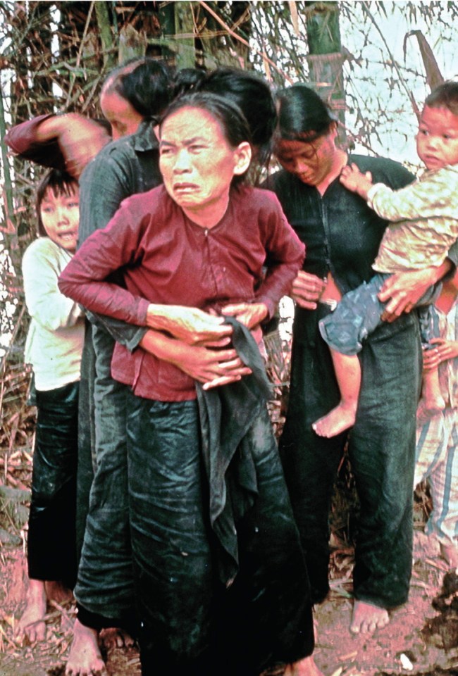  Seconds after this photo was taken, all of these Vietnamese civilians were dead, killed by American soldiers of the 11th Light Infantry Brigade, Americal Division, on March 16, 1968
