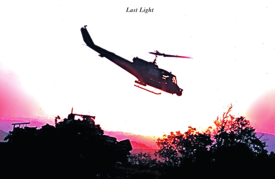  Gunships and scout helicopters would routinely fly what was known as a 'last light' mission, to check for enemy movements with less chance of reprisal
