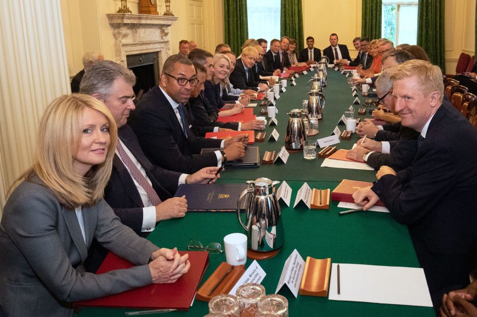  The 33 new ministers met for the first time this morning
