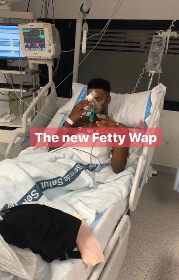  Theo has remained in good spirits about it