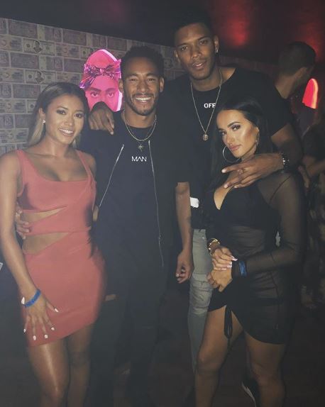  When Josh and Kaz were together, they posed for a picture with Theo on a night out