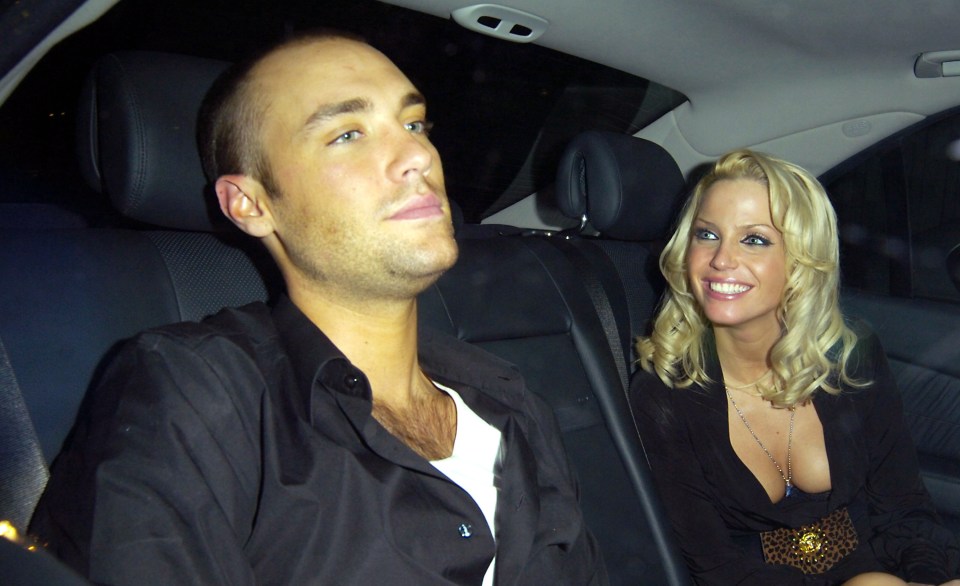  Sarah had an on-off relationship with Calum Best, claiming it didn't work out as she wouldn't accept his flakiness