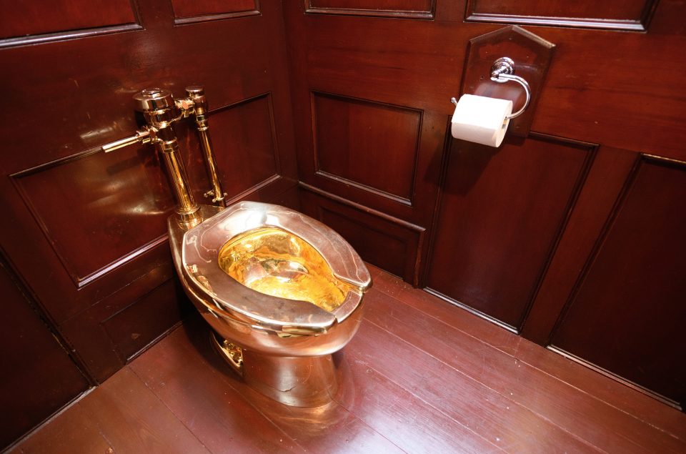  A £4.8million toilet has been stolen from Bleinheim Palace