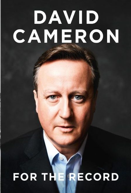  David Cameron's memoir For The Record is out on September 19