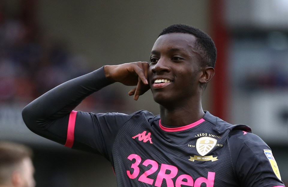 Eddie Nketiah gave Arsenal fans some hope by netting his fourth goal of the season for Leeds