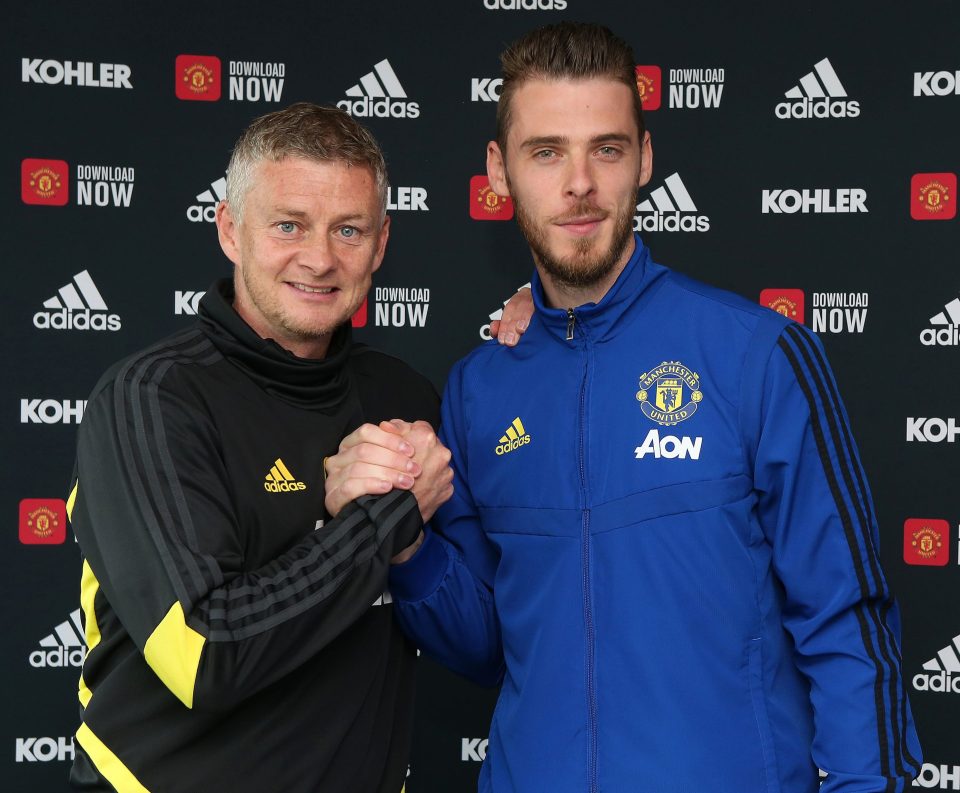  David De Gea has signed a new Man Utd contract until 2023