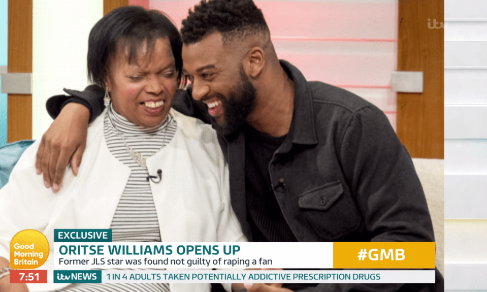  Oritse says he tried to shield his mum from the accusations