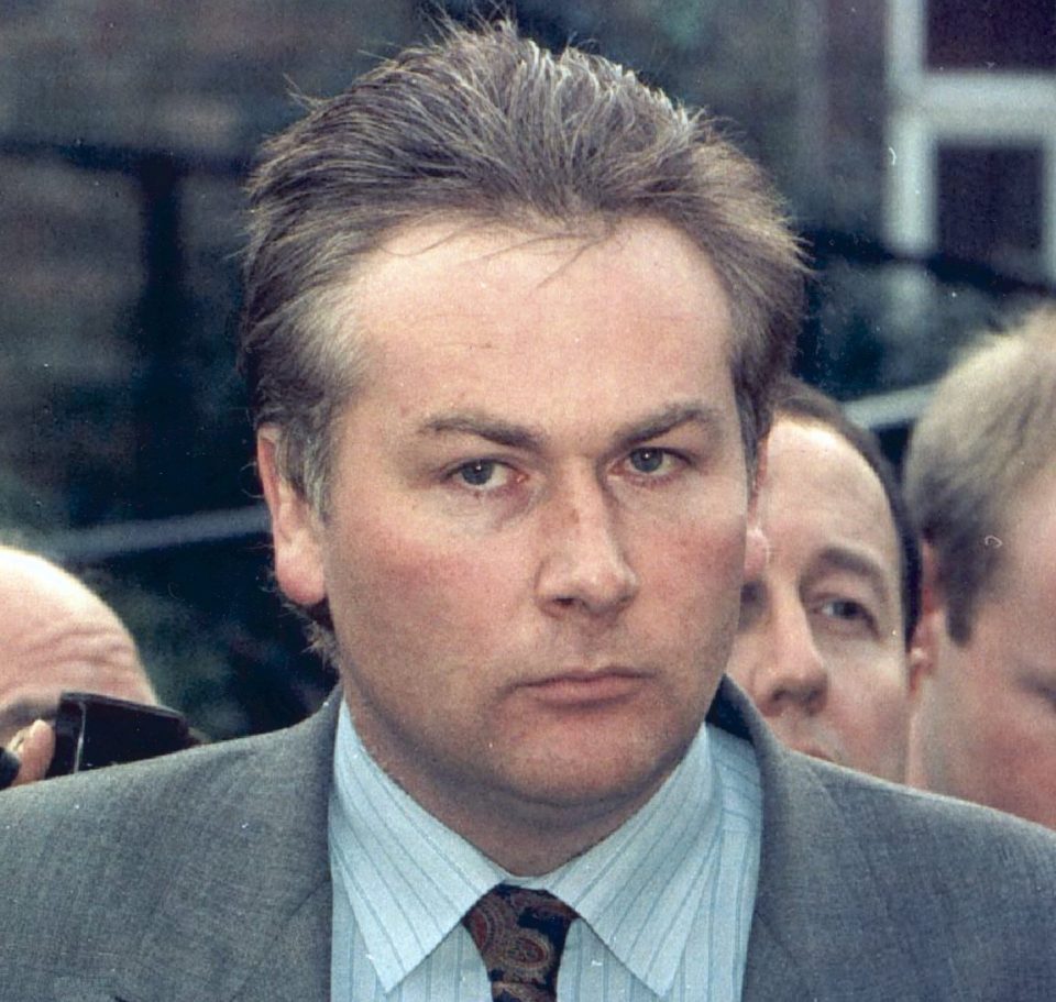  Rose West's solicitor Leo Goatley outside the court at the West trial 