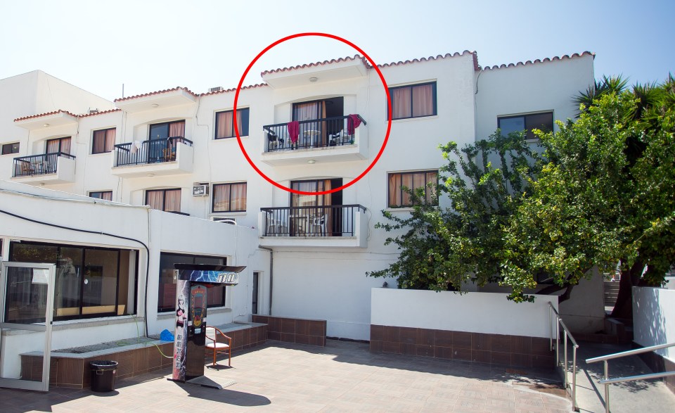  The girl was staying at the Pambos Napa Rocks Hotel at the time of the incident