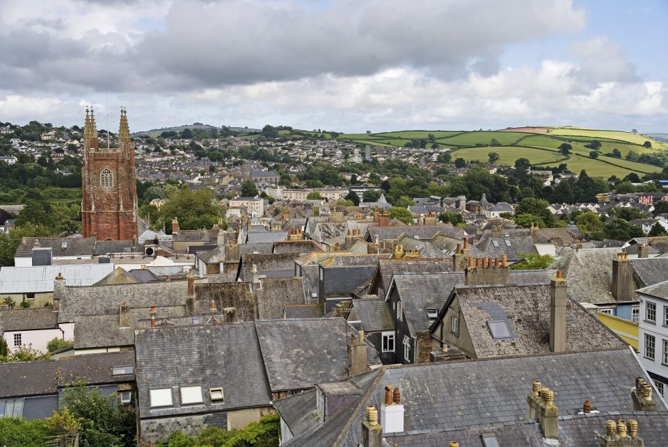  Campaigners in Totnes, Devon, (pictured) claim the masts that beam 5G pose a serious health hazard
