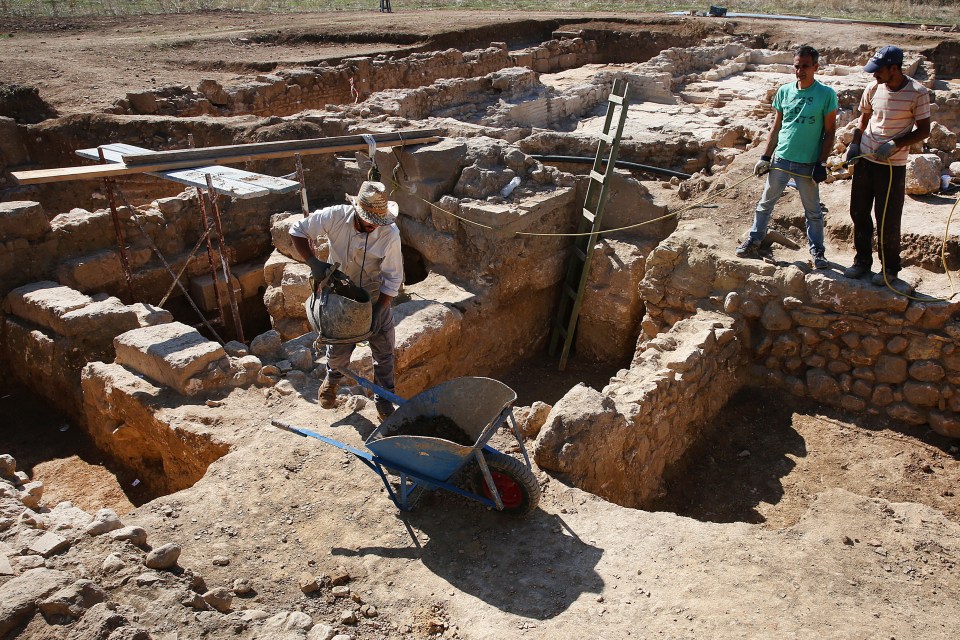  Excavations are ongoing at the site