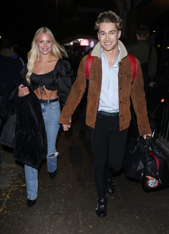  AJ is currently dating dancer Abbie