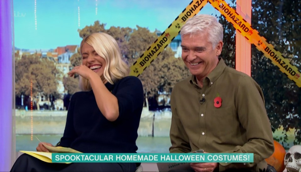  Holly and Phil were left in hysterics on yesterday's show