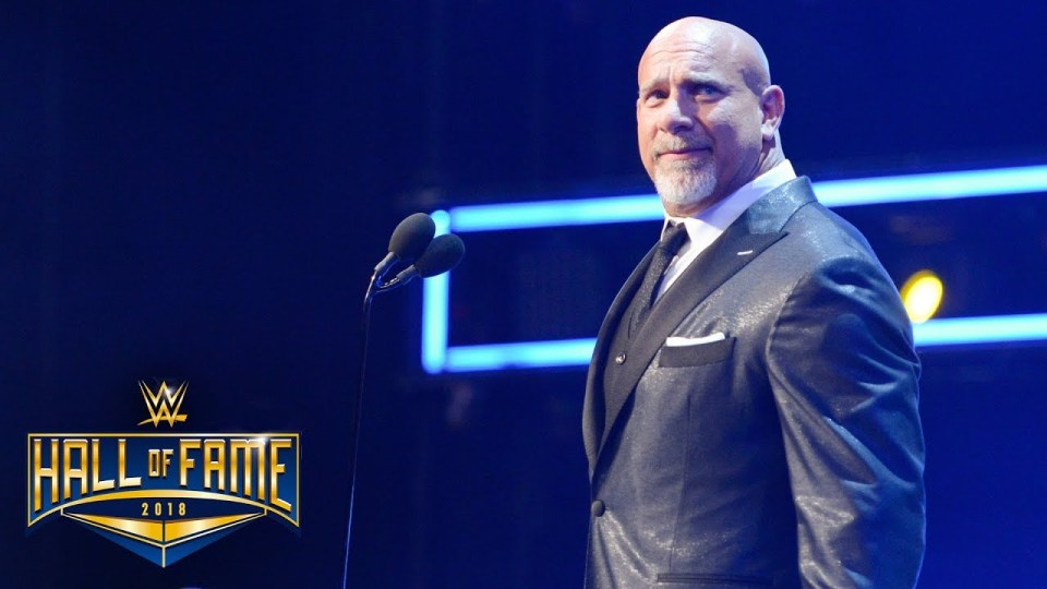  Goldberg was inducted into WWE's Hall of Fame in 2018