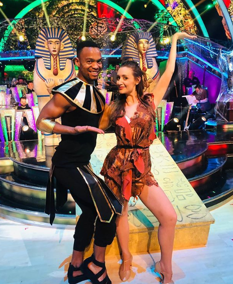  Catherine Tyldesley showed off her outfit ahead of her Steps performance