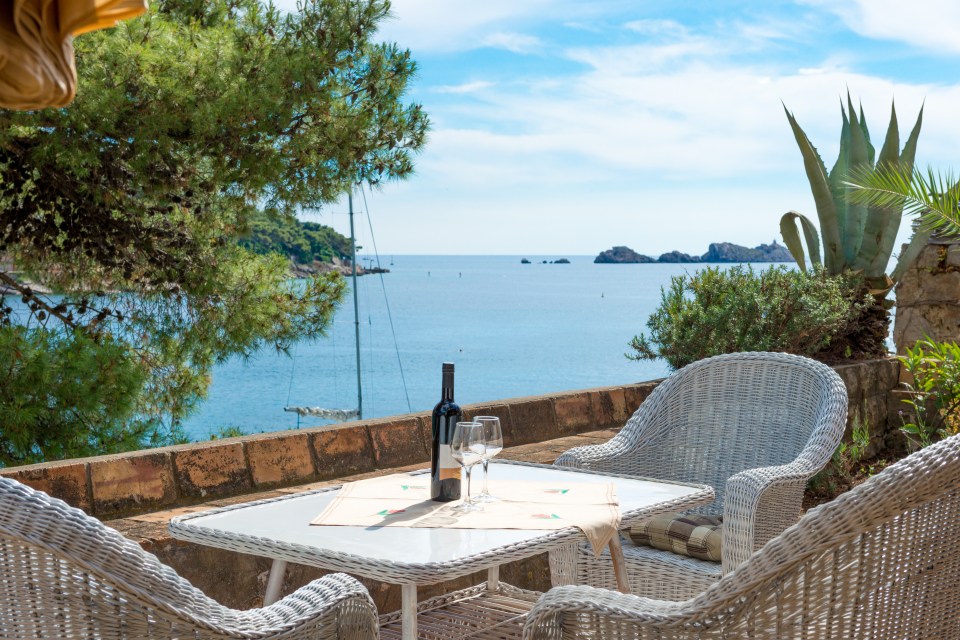 The house in Dubrovnik has the best view of the bay