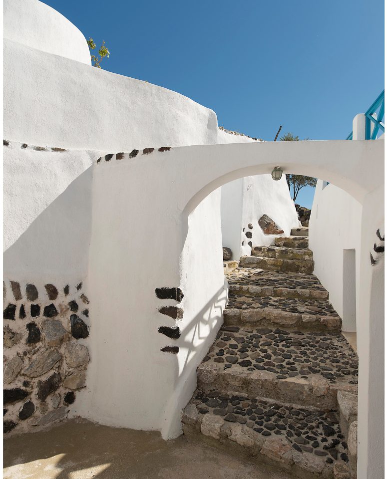 The white and blue are synonymous with the Greek island