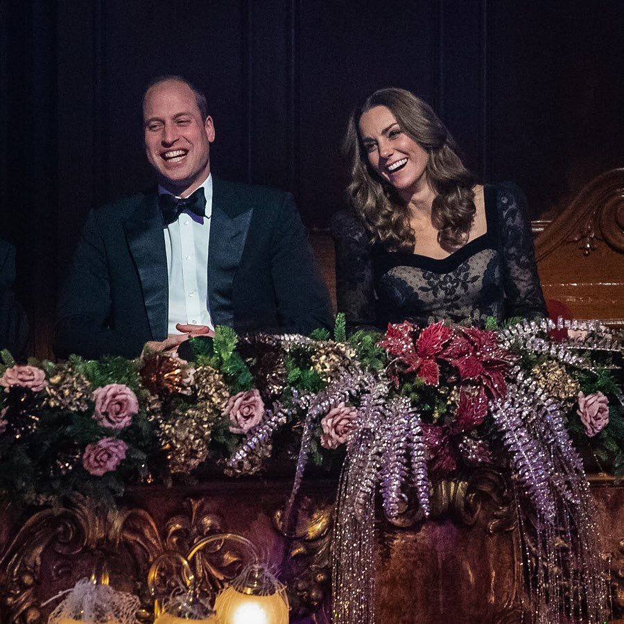  Prince William and wife Kate were in the audience