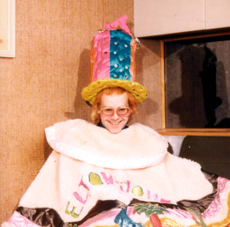  The singer was known for his wild antics back in the day - seen here in 1973