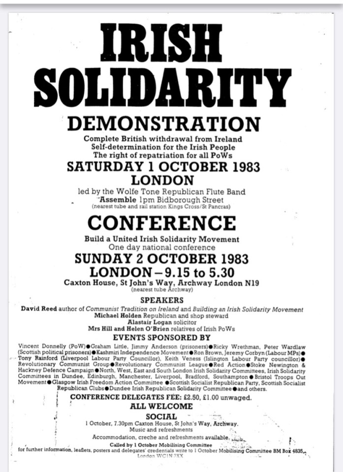  The original pamphlet advertising the event