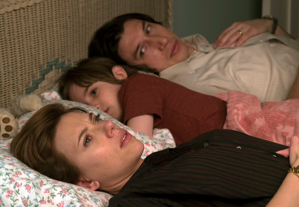  Adam Driver and Scarlett Johansson play a couple who want to separate amicably - but love is never that simple