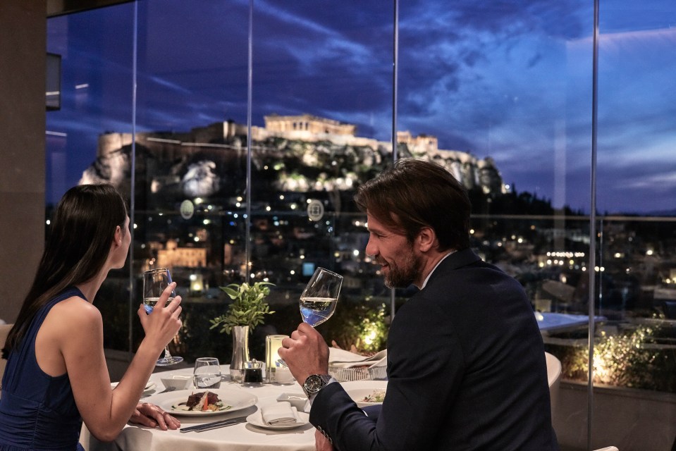  What a view... Dining at the Metropolis Roof Garden