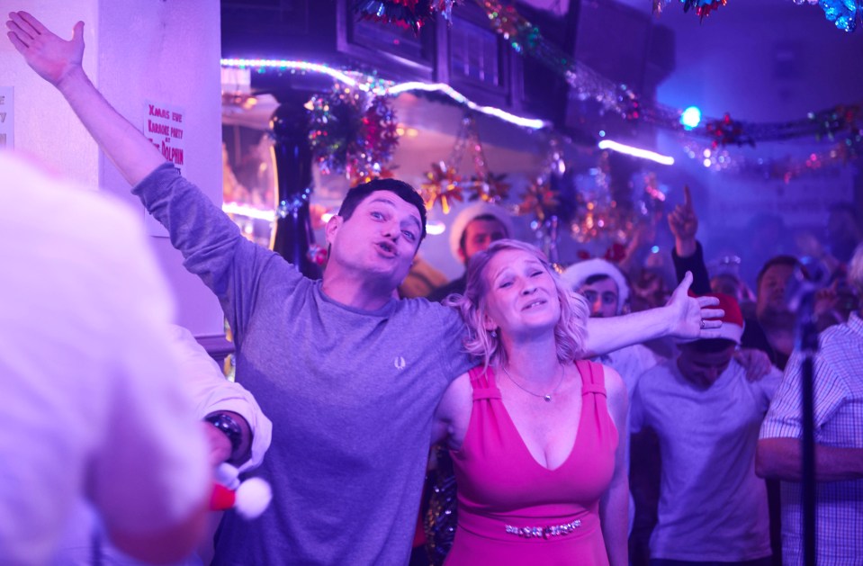  Joanna and Mathew previously told how the show’s cast bonded again by knocking back gin during filming for the Christmas special