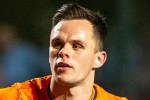Dundee United star Lawrence Shankland celebrates after scoring