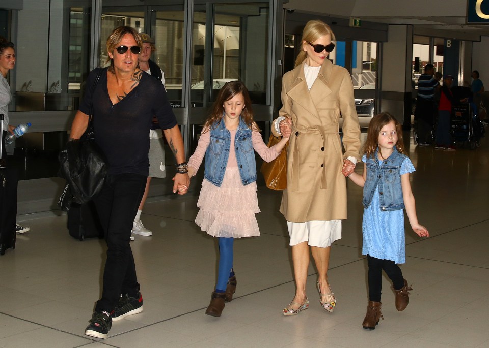 Nicole rarely shares pictures of her children on social media