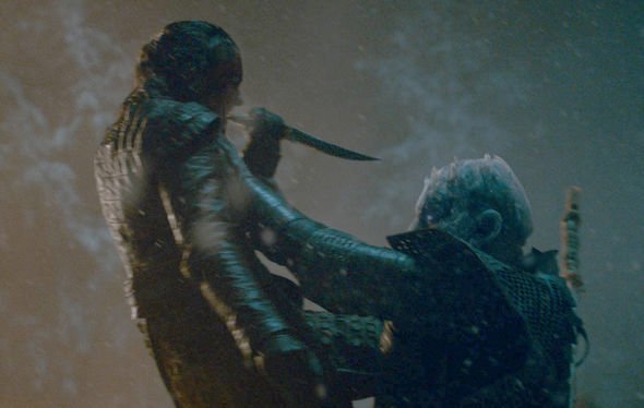 Arya Stark and Night King