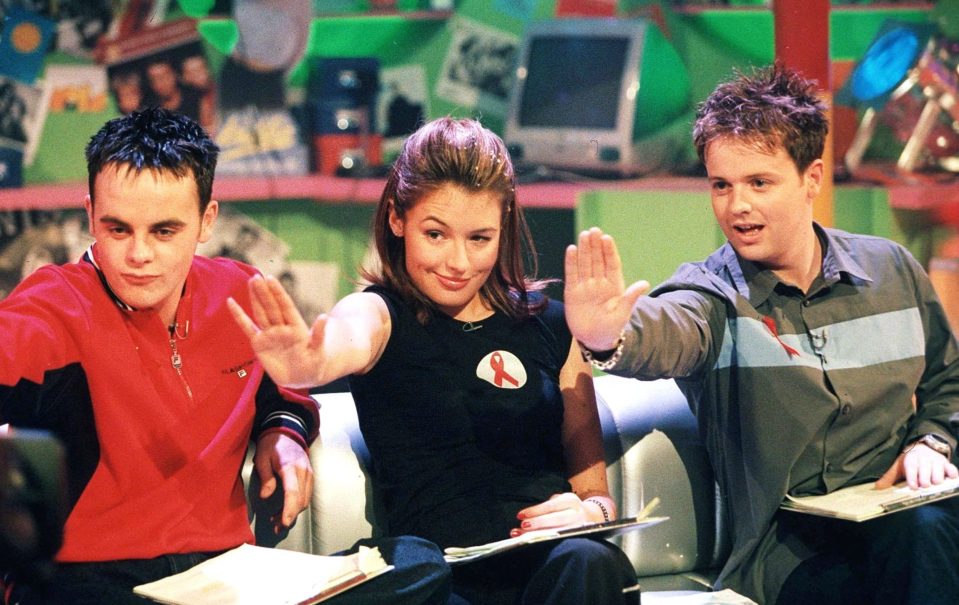 Ant and Dec with Cat Deeley on SMTV.