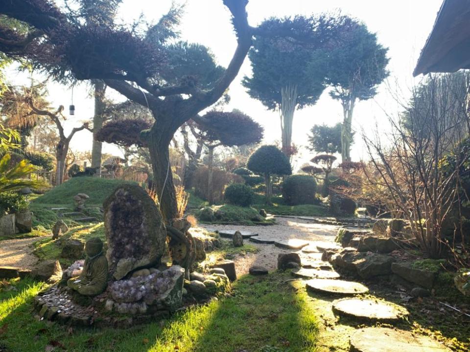  Koji Takeuchi has created an amazing miniature Japanese landscape in his back garden
