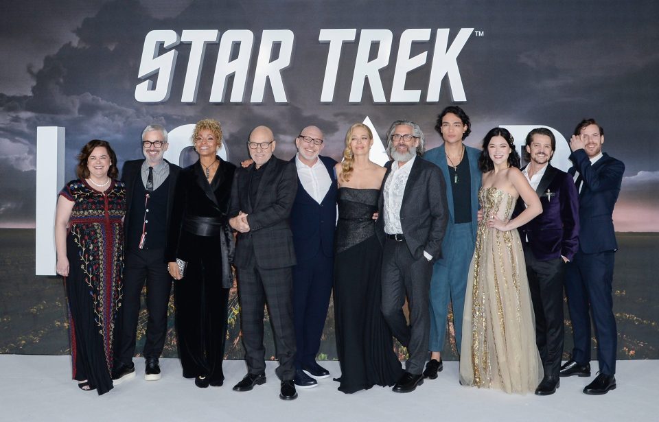 The cast of Star Trek: Picard at the London premiere earlier this month